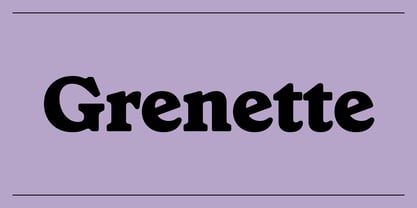 Grenette Font Poster 1